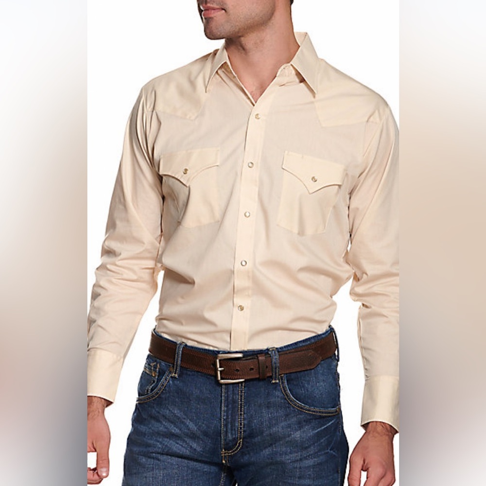 Men’s Ely Cattleman Western Long Sleeve Shirt